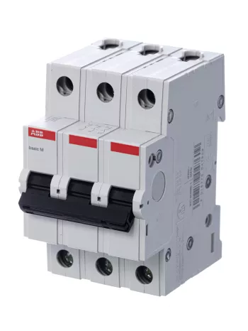 Автоматический выключатель ABB Basic M, 3 полюса, 40A, тип C, 4,5kA