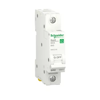 Автоматический выключатель Schneider Electric Resi9, 1 полюс, 40A, тип B, 6kA