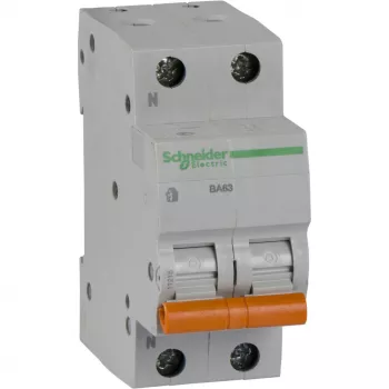 Автоматический выключатель Schneider Electric Domovoy, 2 полюса, 25A, тип C, 4,5kA