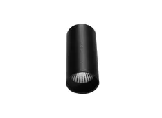 Donolux LED Rollo св-к накладной, 20Вт, D74хH180мм, 1596Лм, 38°, 3000К, IP20, Ra >90, черный RAL9005,блок питания в комплекте