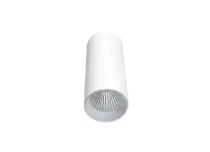 Donolux LED Rollo св-к накладной, 10Вт, D57хH150мм, 730Лм, 38°, 3000К, IP20, Ra >90, белый RAL9003,блок питания в комплекте