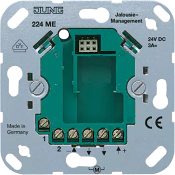 Жалюзийный выключатель универсальный DC 24В 224ME Jung