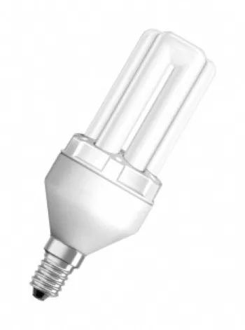 DULUX EL LL 7W/827 (мягкий теплый белый) 220-240V E14 - лампа люминесцентная со встроенным ЭПРА, Osr