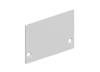 Боковая заглушка для профиля L18511 Цвет:Белый. RAL9003 (фото 1)