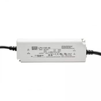 Блок питания AC/DC LED, 48В, 3.2А, 150Вт, IP67, 191x63x37.5 мм.