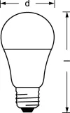 Лампа светодиодная LED Value A125 3000K 15Вт грушевидная матовая E27 230В Osram 4058075579095 (фото 3)