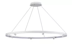 Donolux Aura Spot подвесной Led св-к, AC220-240В, 52Вт, 2860Lm, 3000K, D1200xH1500мм, споты 6х3Вт, Ra>80, габариты профиля W13хH35мм, 45°, IP20, белый