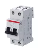 Автоматический выключатель ABB S200, 2 полюса, 20A, тип C, 6kA