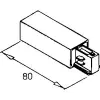 Nobile Питание квадратное левое 220V (L43mm) белое (фото 2)