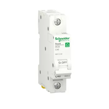 Автоматический выключатель Schneider Electric Resi9, 1 полюс, 40A, тип C, 6kA