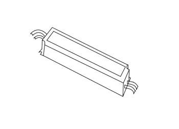 Блок питания LPV-60-24 24V 2.5A 60W, размер: 162.5x42.5x32мм, IP67