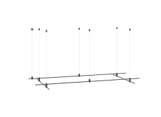 Donolux Magnet Modular System «CODE 1.2», L2000хL1000хH95-3000 мм (высота регулируется), DC24V, подвесное основание для модульных светильников, черный, блок питания в комплект не входит