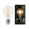 Лампа Gauss Black Filament А60 10W 930lm 2700К Е27 LED 220V (фото 1)