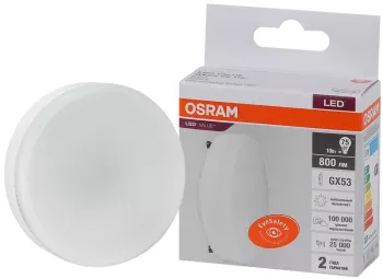 Лампа светодиодная LED Value GX53 4000K 10Вт матовая 230В Osram 4058075582095