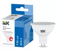 Лампа LED MR16 софит 9Вт 230В 6500К GU5.3 IEK