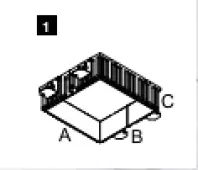 Delta Light монтажная коробка Grid in trimless 4 mounting kit 308x308x54мм