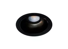 Donolux LED Cap св-к встраиваемый, GU10, D115хH45мм, IP20, черный RAL9005, без лампы