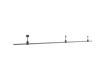 Donolux Magnet Modular System «CODE 1.2», L2000хH135 мм, DC24V, основание для модульных светильников, черный, блок питания в комплект не входит