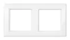 Рамка Jung ECO Profi на 2 поста, универсальная, белый (фото 1)