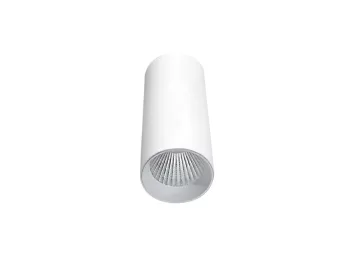 Donolux LED Rollo св-к накладной, 10Вт, D57хH150мм,898Лм, 38°, 4000К, IP20, Ra >90, белый RAL9003,блок питания в комплекте