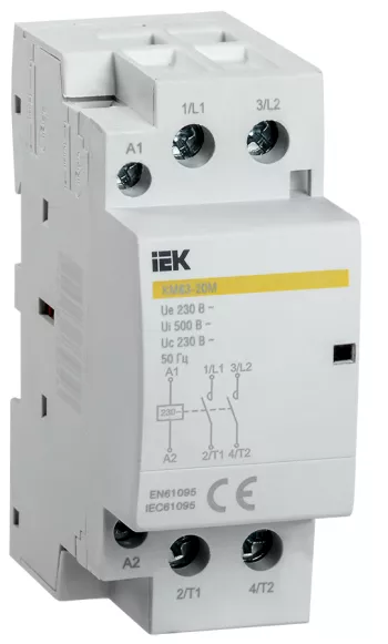 Контактор модульный КМ63-20М AC IEK