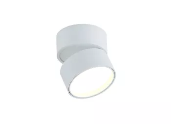 Donolux LED Bloom св-к накладной поворотный, 12Вт, D85хH78мм, 759Лм, 120°, 3000К, IP20, Ra >90 белый