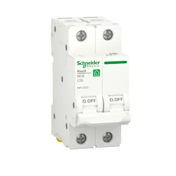 Автоматический выключатель Schneider Electric Resi9, 2 полюса, 25A, тип C, 6kA