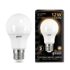 Лампа Gauss Black A60 12W 1150lm 3000K E27 LED 220V (фото 3)