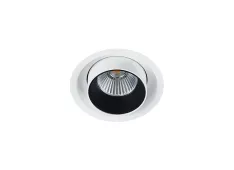 Donolux LED Periscope св-к встраиваемый,15Вт, D98хH98мм, 1050Лм, 38°, 3000К, IP20, Ra >90, белый/черный,блок питания в комплекте